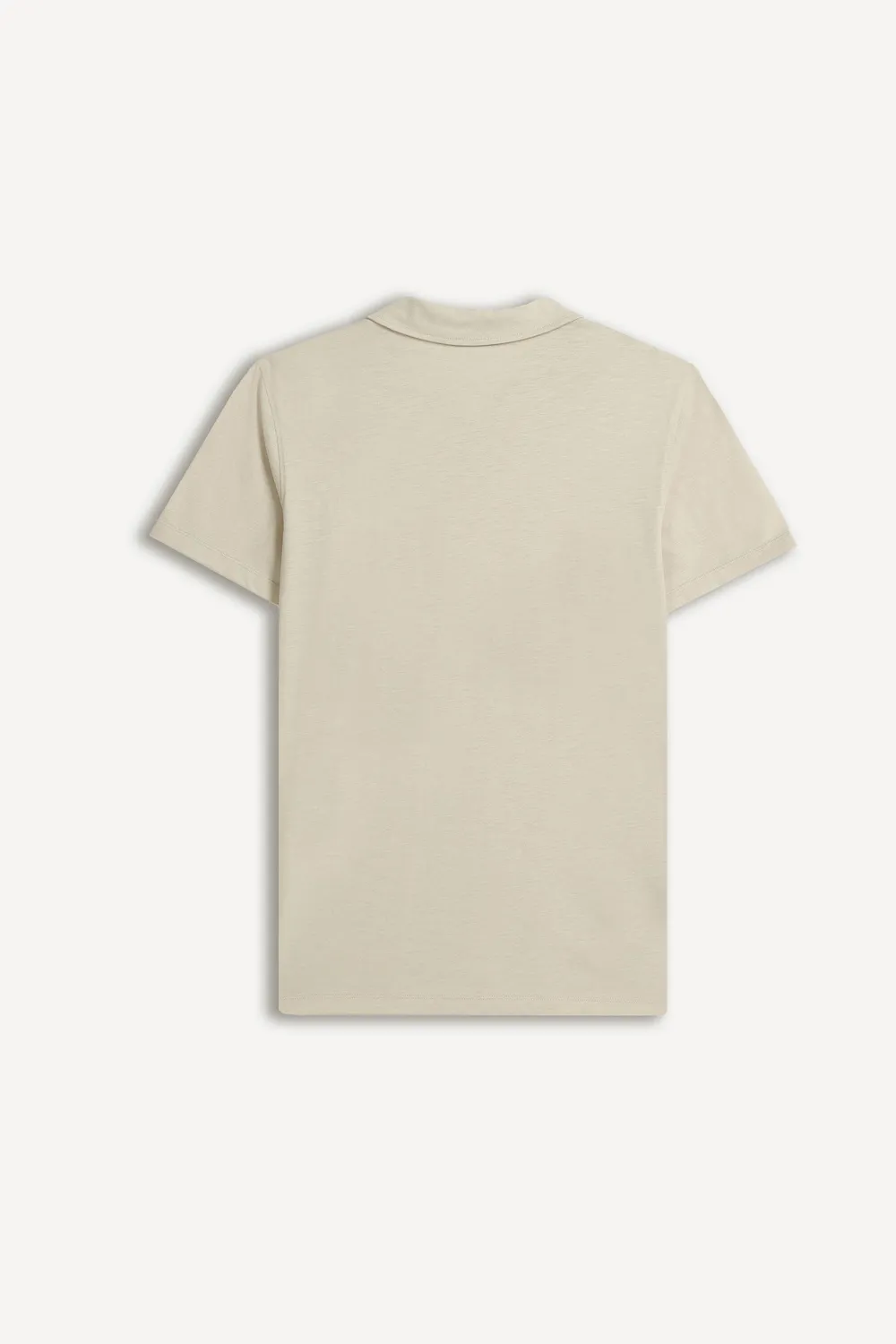 Sonny Bono Polo Slub Collo Derby Tortora Cotone