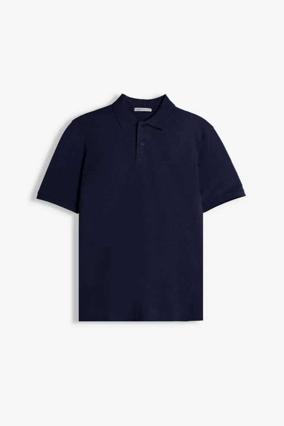 Sonny Bono Piquet Basic polo bleu tinta unita con logo