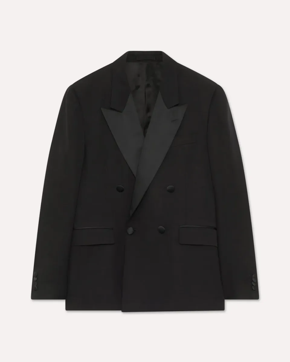 Lardini Soirée abito smoking nero doppiopetto