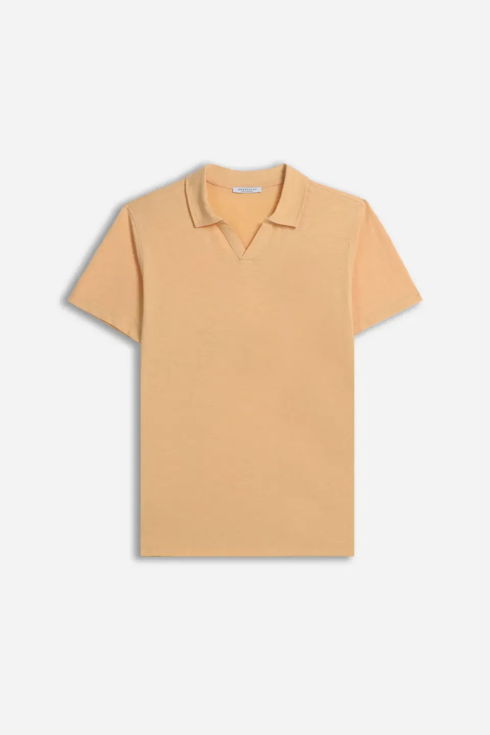 Sonny Bono Polo Slub Collo Derby Albicocca Cotone