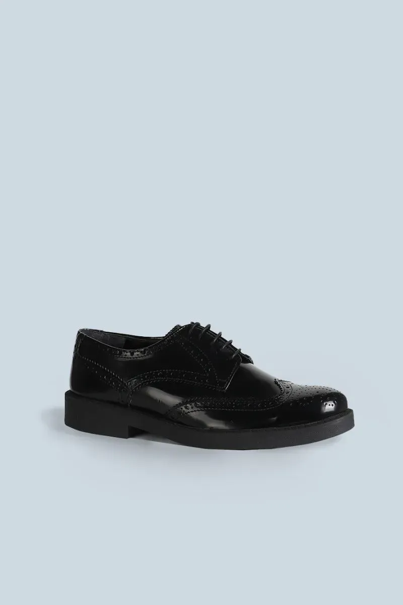 Sonny Bono francesina stringata scarpe nero