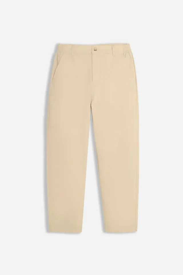 Sonny Bono Pantalone Twill Elastico Beige Chiaro