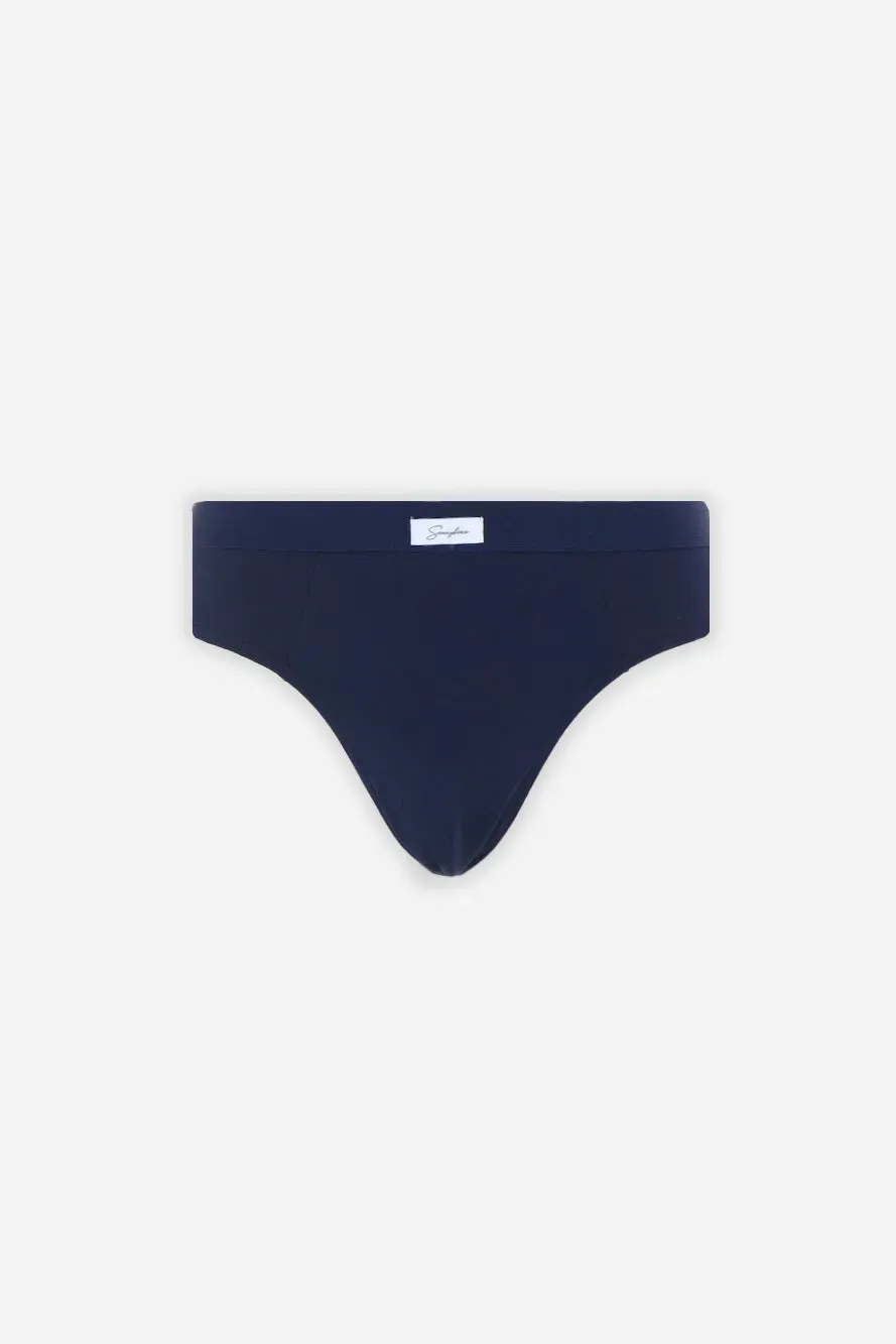 Sonny Bono Slip Tinta Unita Bleu slip blu