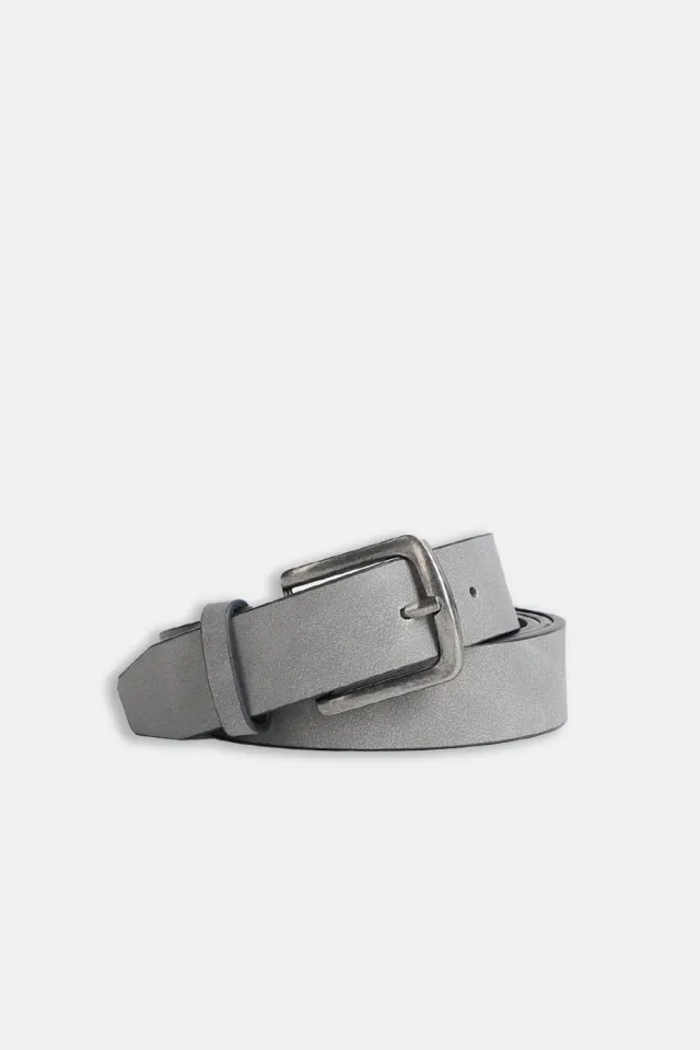 Sonny Bono Basic cintura grigio effetto pelle