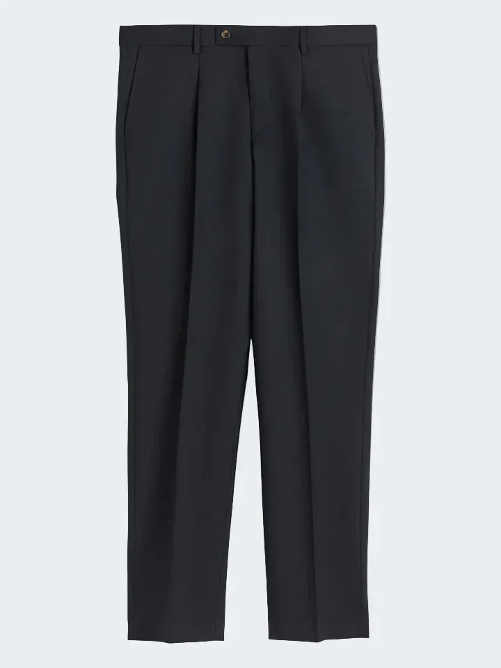 Sand Menswear 2610 Mark N pantalone blu micro-quadro stretch