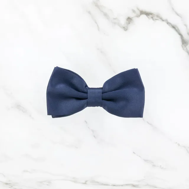 Sarti Toscani Papillon Raso Blu in Seta