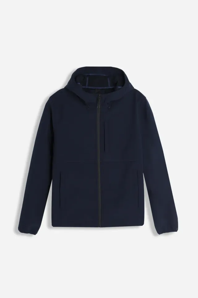 Sonny Bono Cappuccio giubbotto softshell bleu uomo