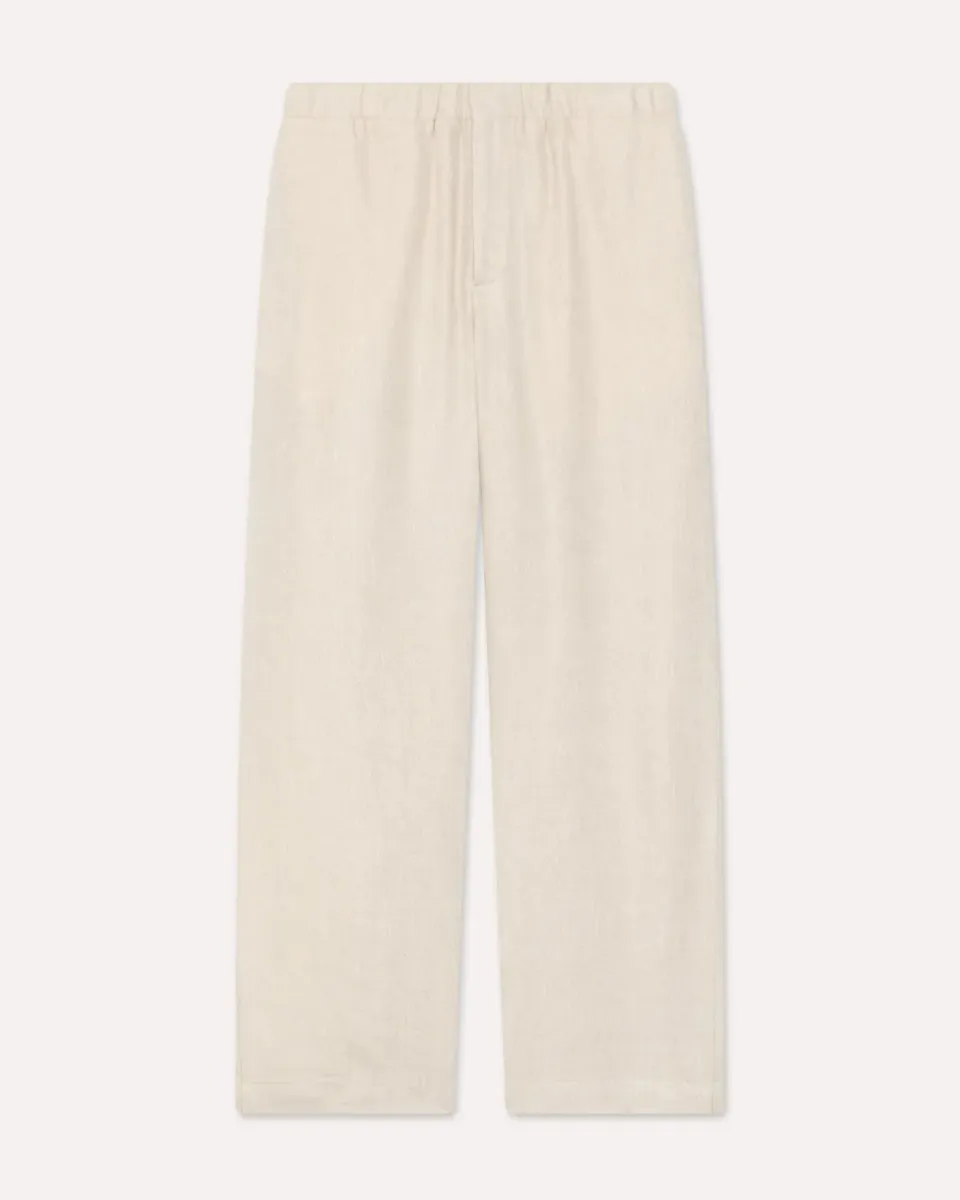 Lardini pantalone beige senza pieghe lino 23 cm