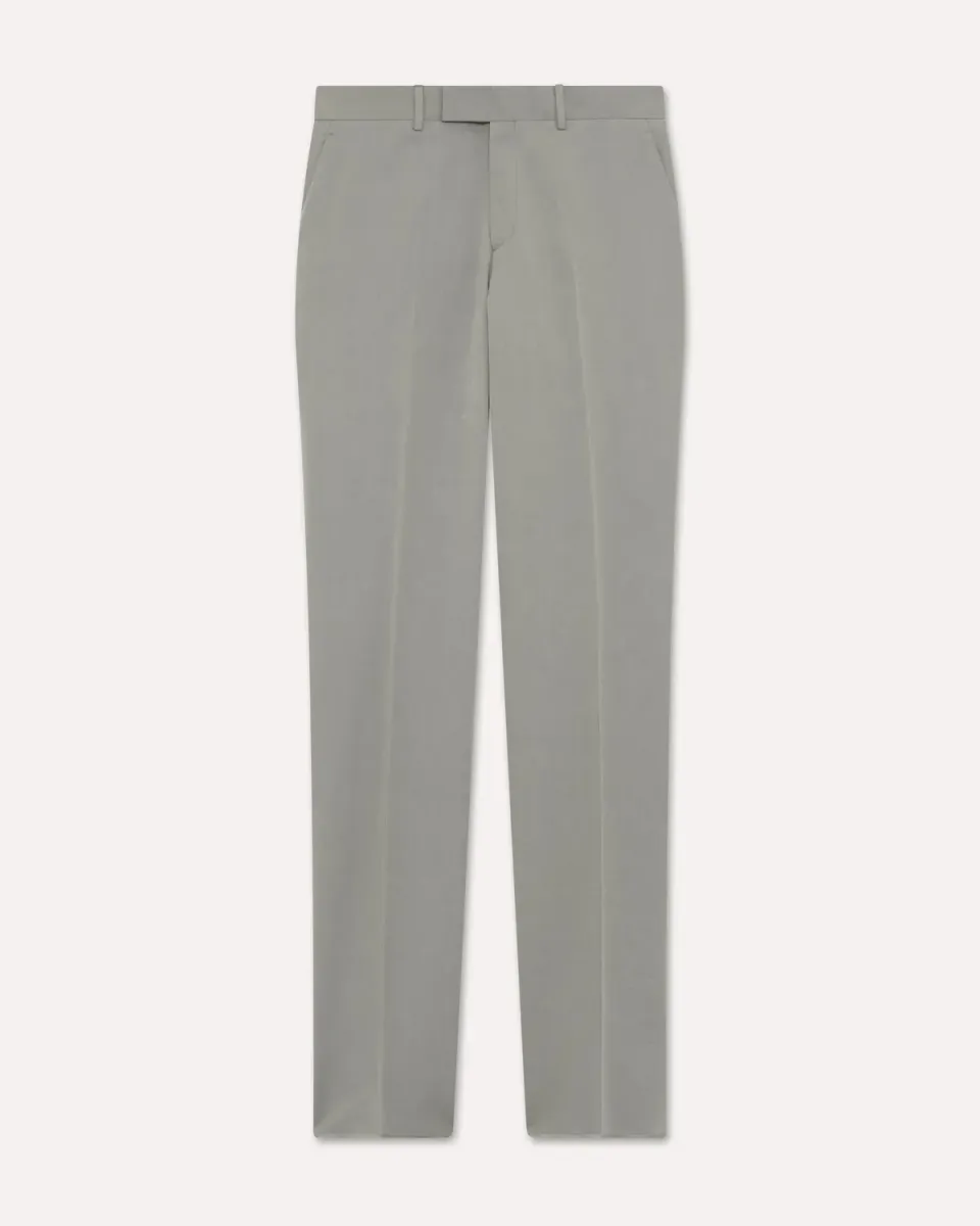 Lardini pantalone grigio cotone seta senza pieghe