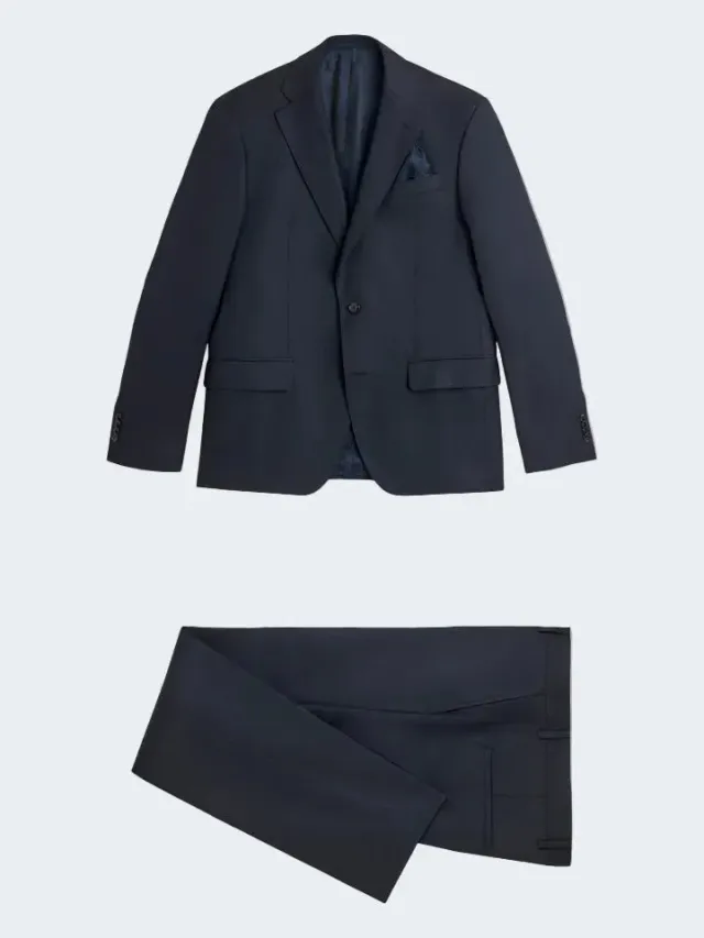 Sand Menswear Sherman 1934 abito lana seta navy