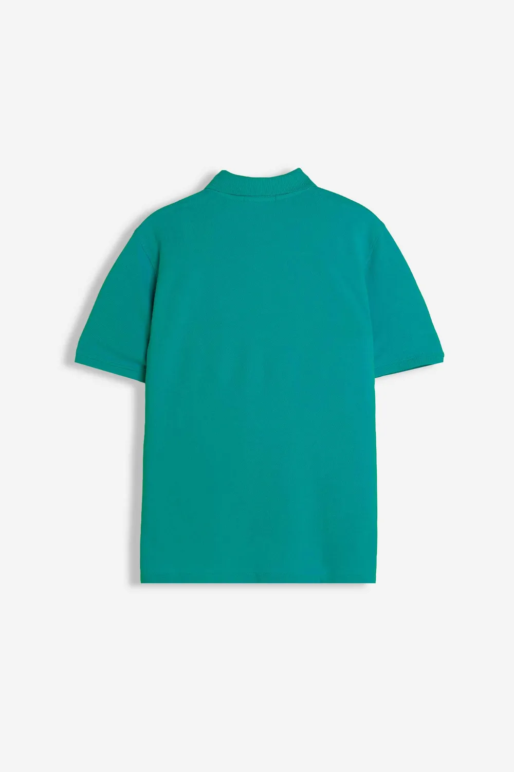 Sonny Bono polo piquet verde smeraldo tinta unita logo