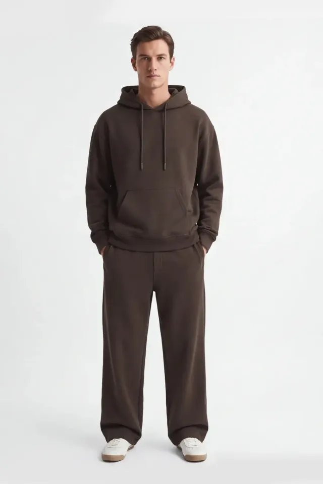 Sonny Bono Over Fit OF 07013P4 pantalone jogger marrone