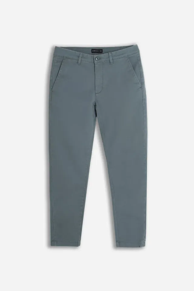 Sonny Bono pantalone chino basic verde bosco