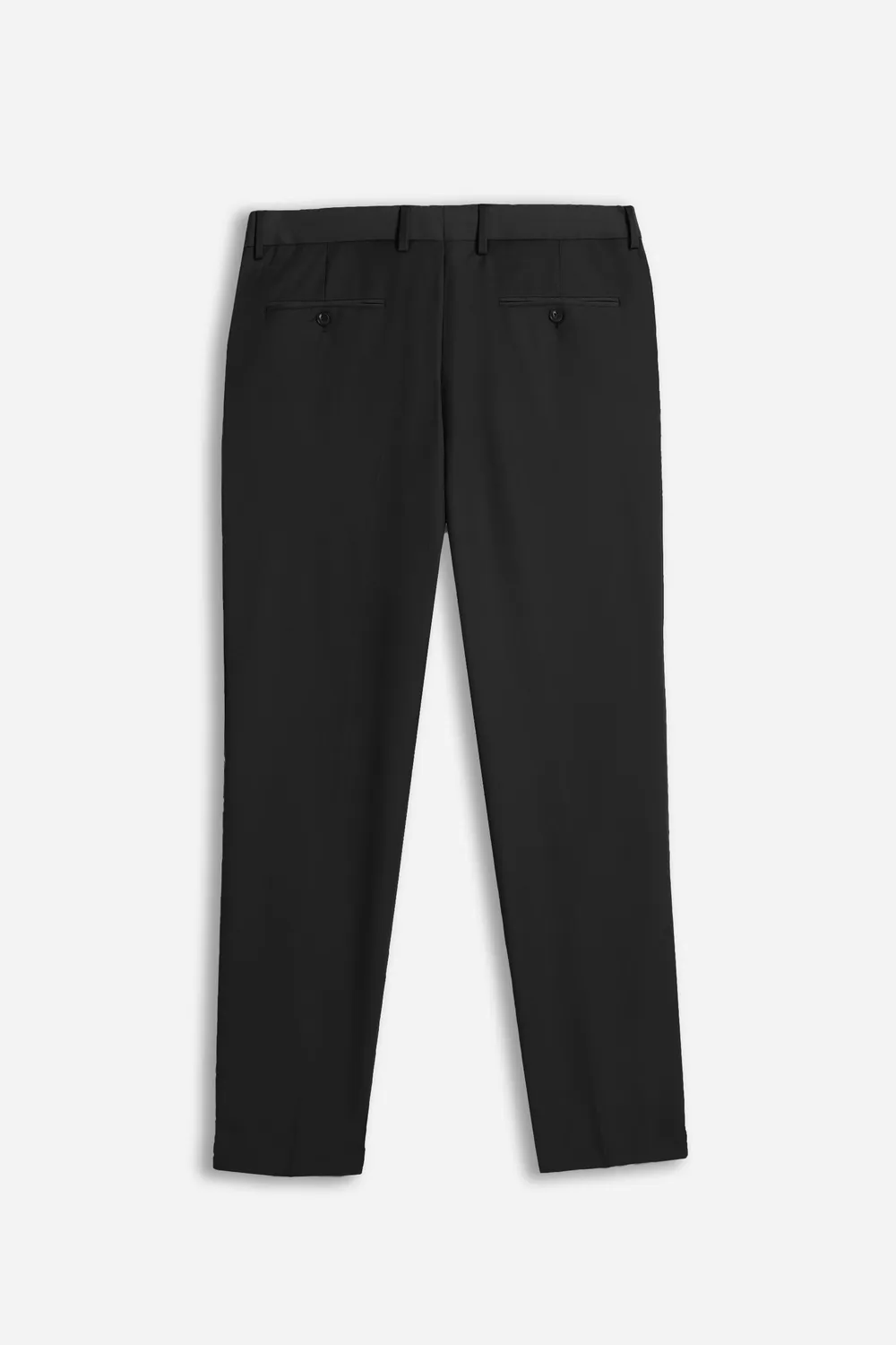 Sonny Bono Pantaloni Classici Senza Risvolto Nero pantaloni elasticizzati