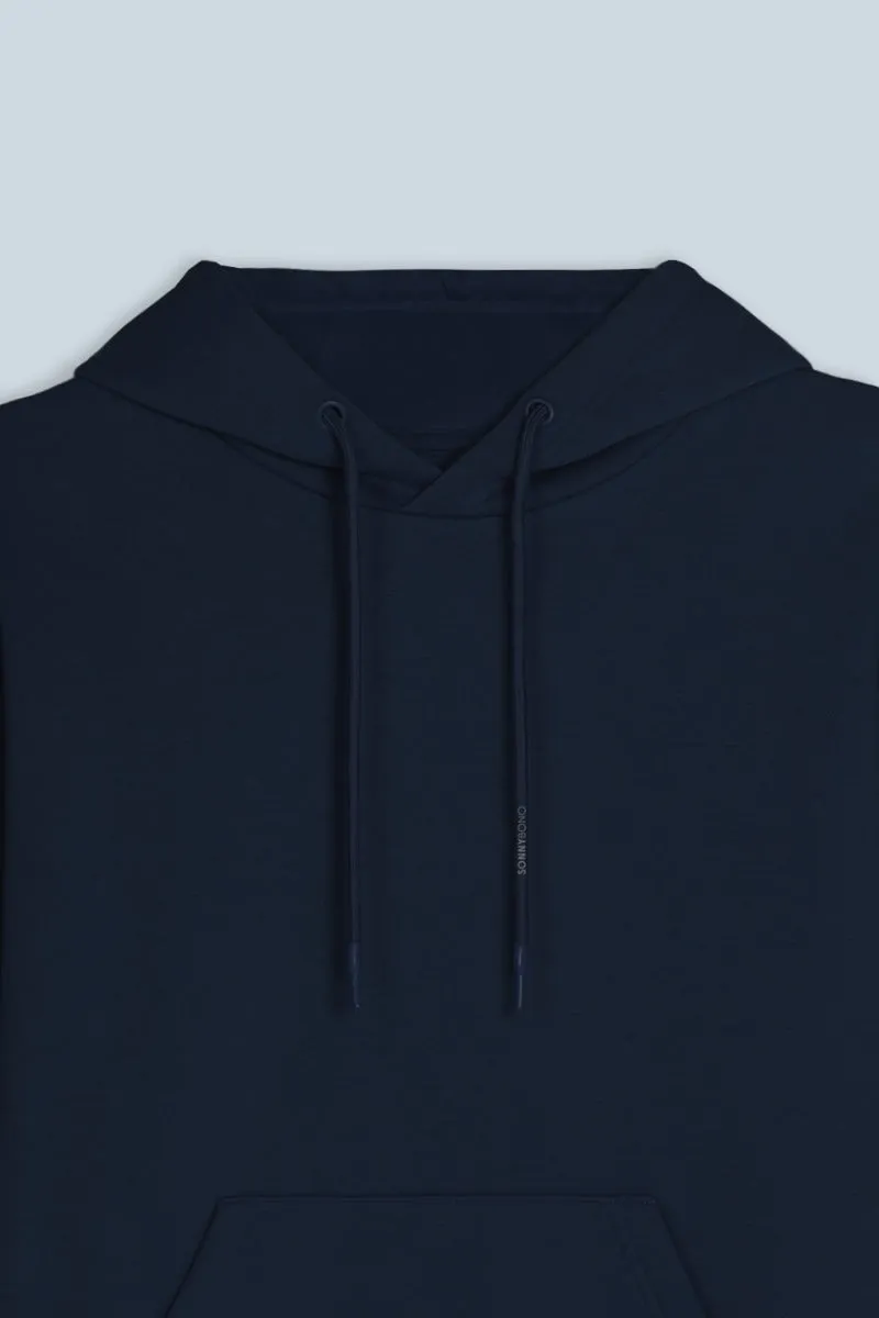 Sonny Bono Comfort Fit felpa con cappuccio blu