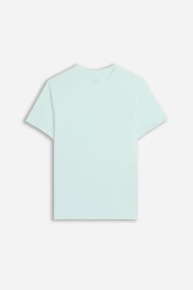 Sonny Bono Basic Slub Girocollo t-shirt cielo leggera
