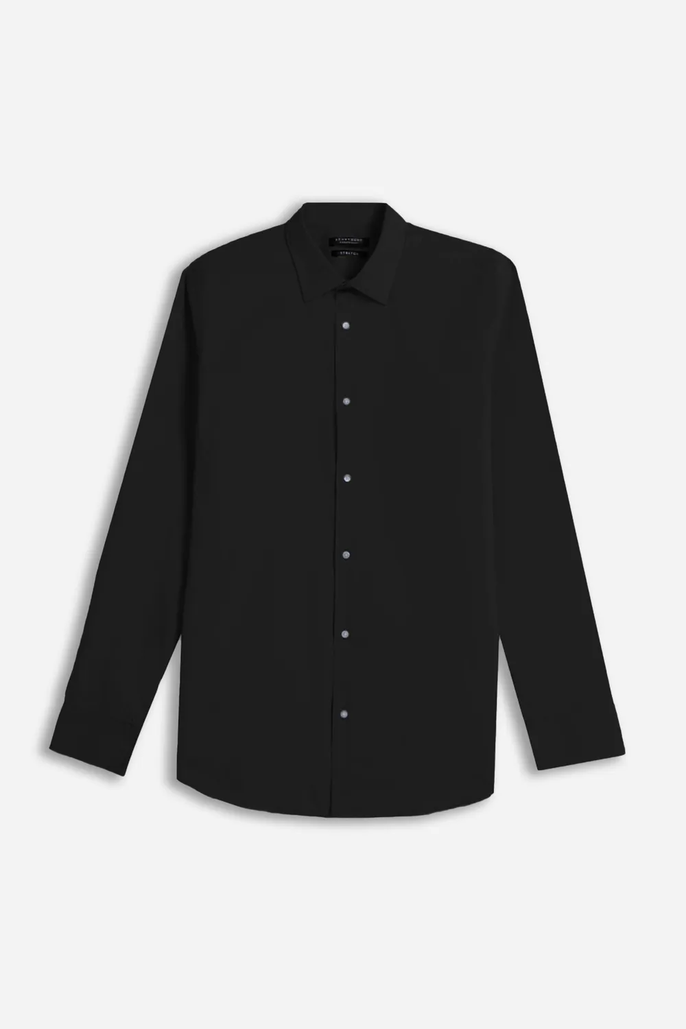 Sonny Bono Camicia Stretch Basic Nero Ufficio