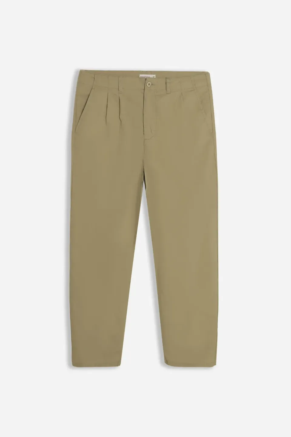 Sonny Bono Pantalone Chino Doppia Pence Kaki Regular