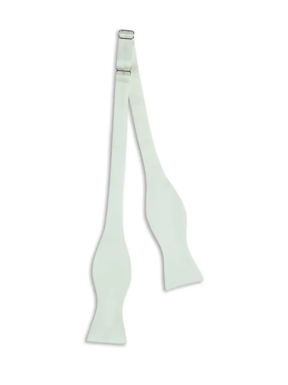 Caruso Papillon da Annodare Raso Seta Bianco Latte