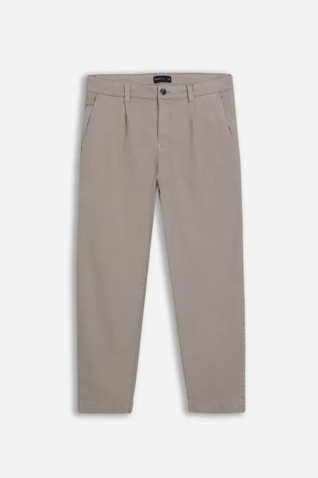 Sonny Bono Pences pantalone chino tortora elegante