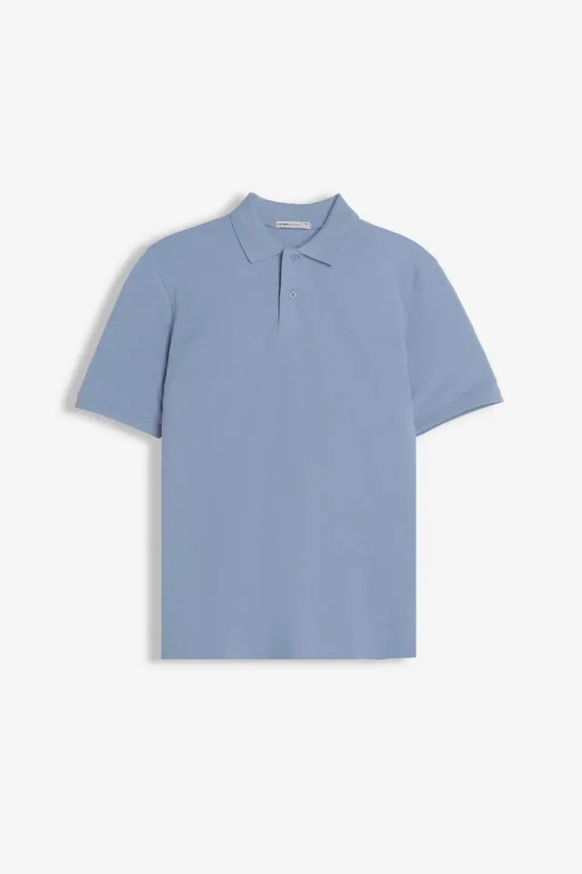 Sonny Bono polo piquet avion tinta unita logo