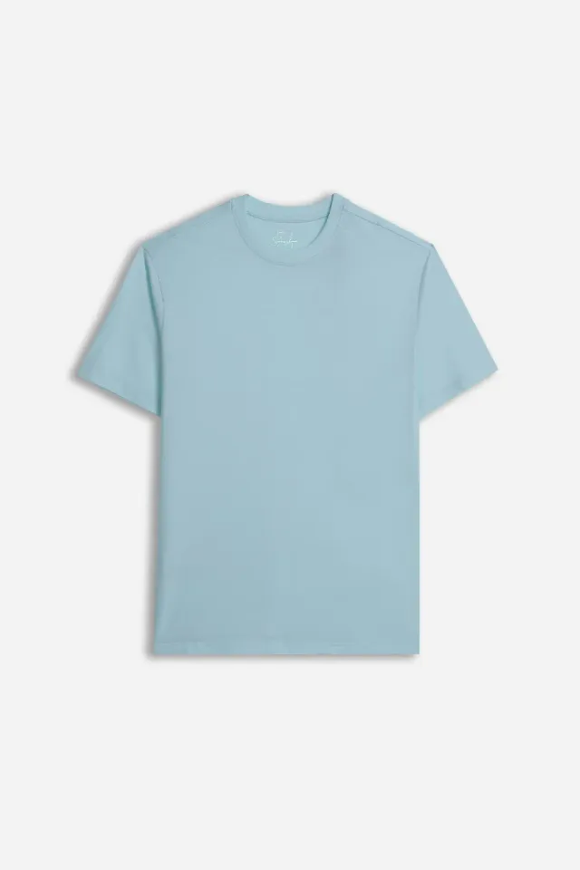 Sonny Bono t-shirt girocollo basic polvere tinta unita