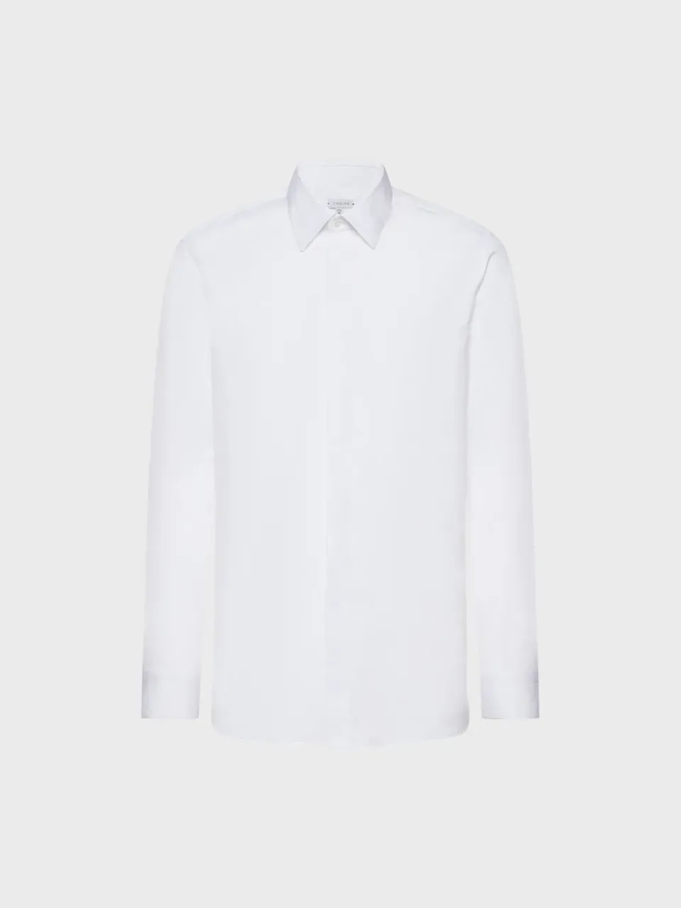 Caruso camicia slim cotone bianca smoking
