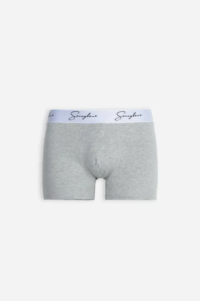 Sonny Bono boxer elastico contrasto grigio comfort quotidiano