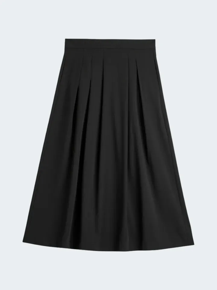 Sand 3577 Hana gonna pieghe nero ebano