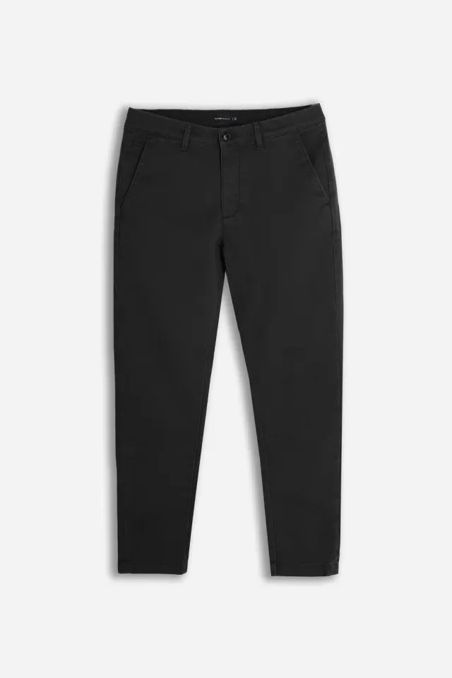 Sonny Bono Chino Basic pantalone nero tasca classica