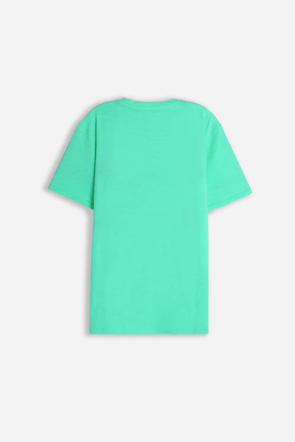 Sonny Bono Slub T-Shirt Verde Smeraldo Taschino Cotone