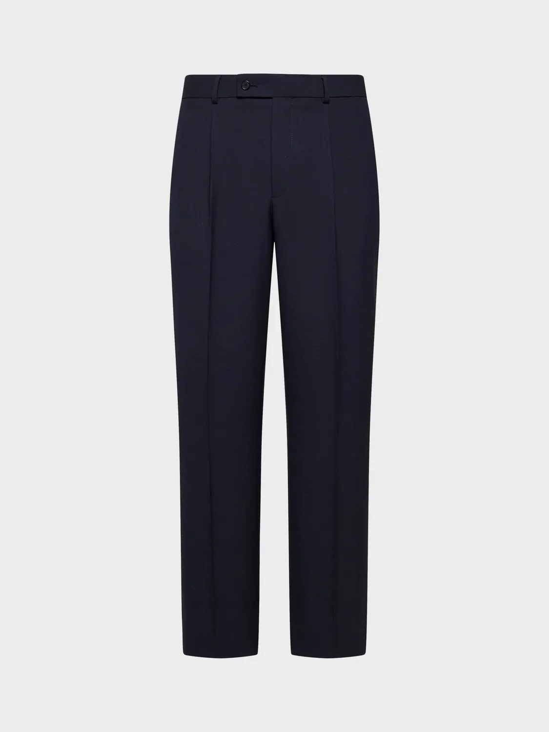 Caruso Houdini pantalone lana blu una pince