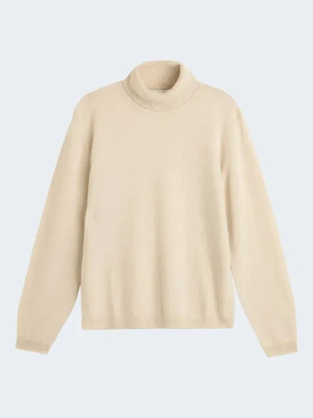 Sand 5659 Delmy Dolcevita Merino Alpaca Bianco Sporco