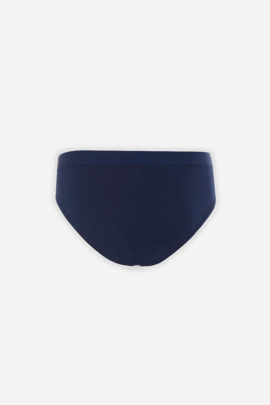 Sonny Bono Slip Tinta Unita Bleu slip blu