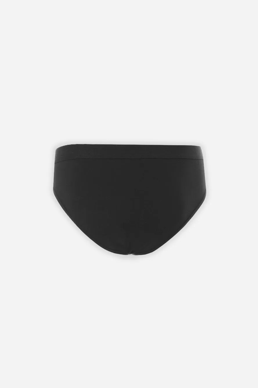 Sonny Bono slip nero tinta unita comfort quotidiano