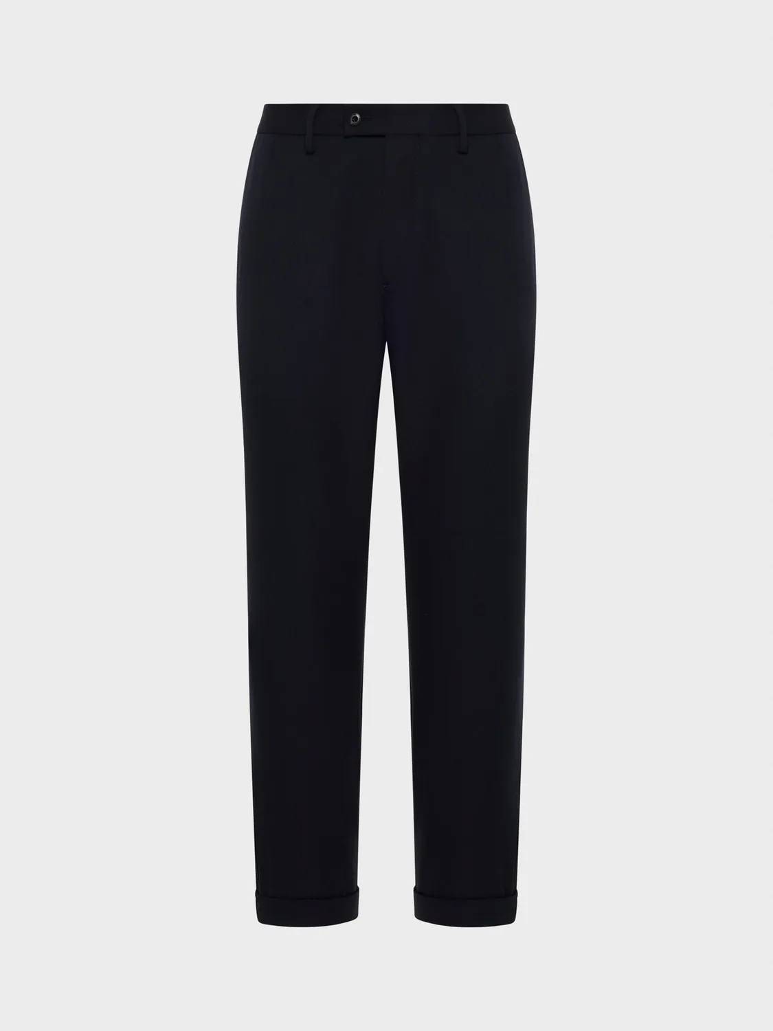 Caruso Norma pantalone gabardine lana blu