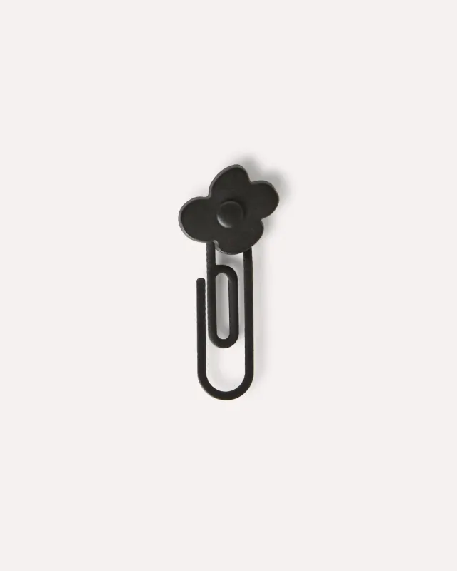 Lardini Signature Flower Spilla Pin Fiore Nero
