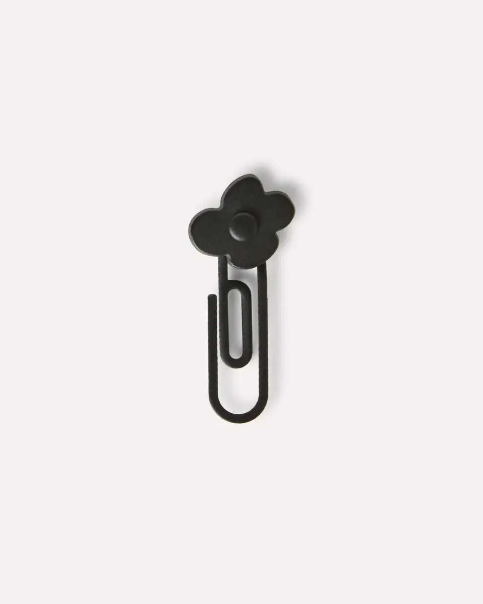 Lardini Signature Flower Spilla Pin Fiore Nero