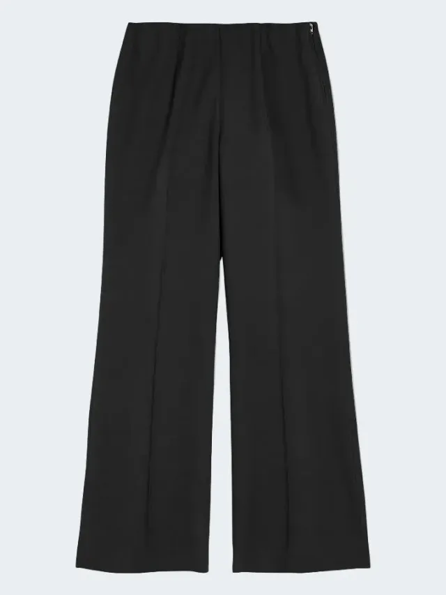 Sand Menswear 3596 Malhia pantaloni neri cady elasticizzati