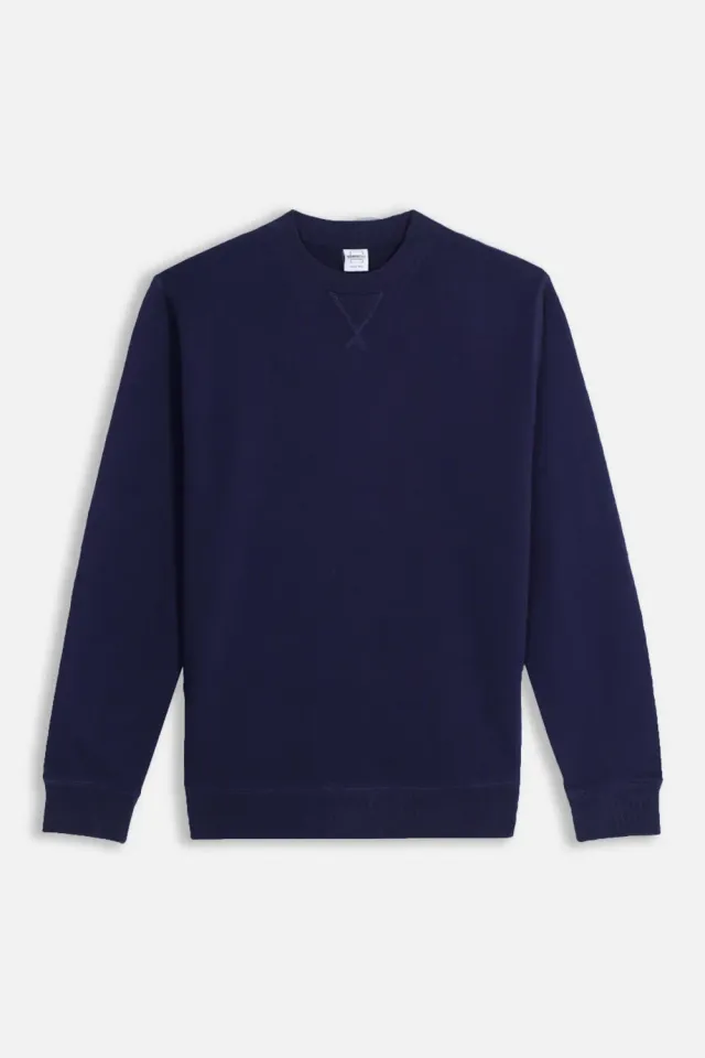 Sonny Bono Basic Felpa Girocollo Blu