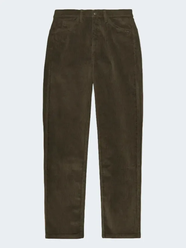 Sand Apush pantalone velluto marrone dritto donna