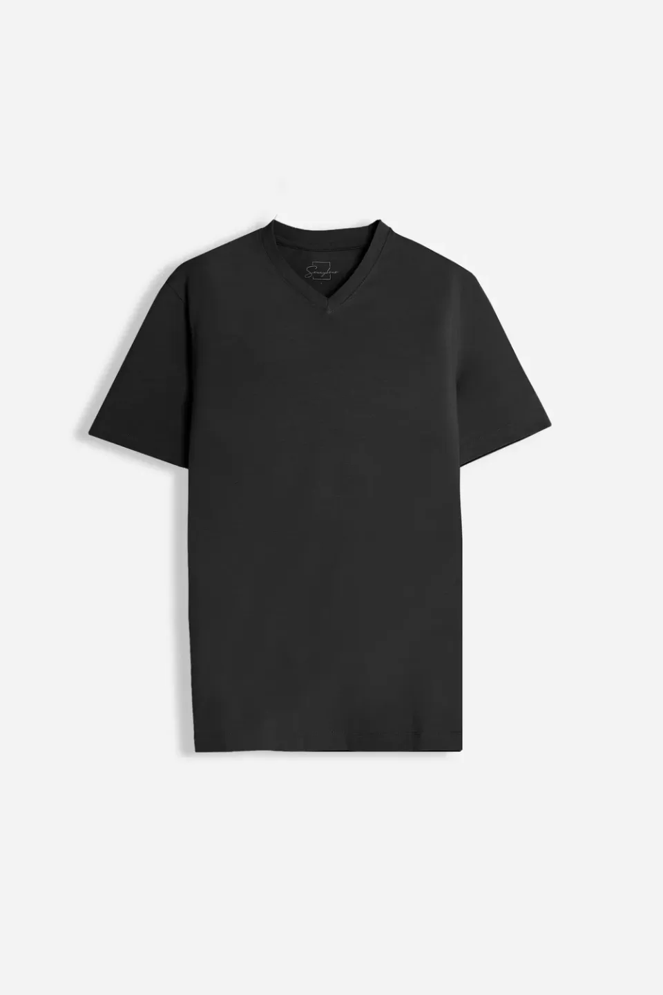 Sonny Bono Basic Stretch T-Shirt Scollo V Nero