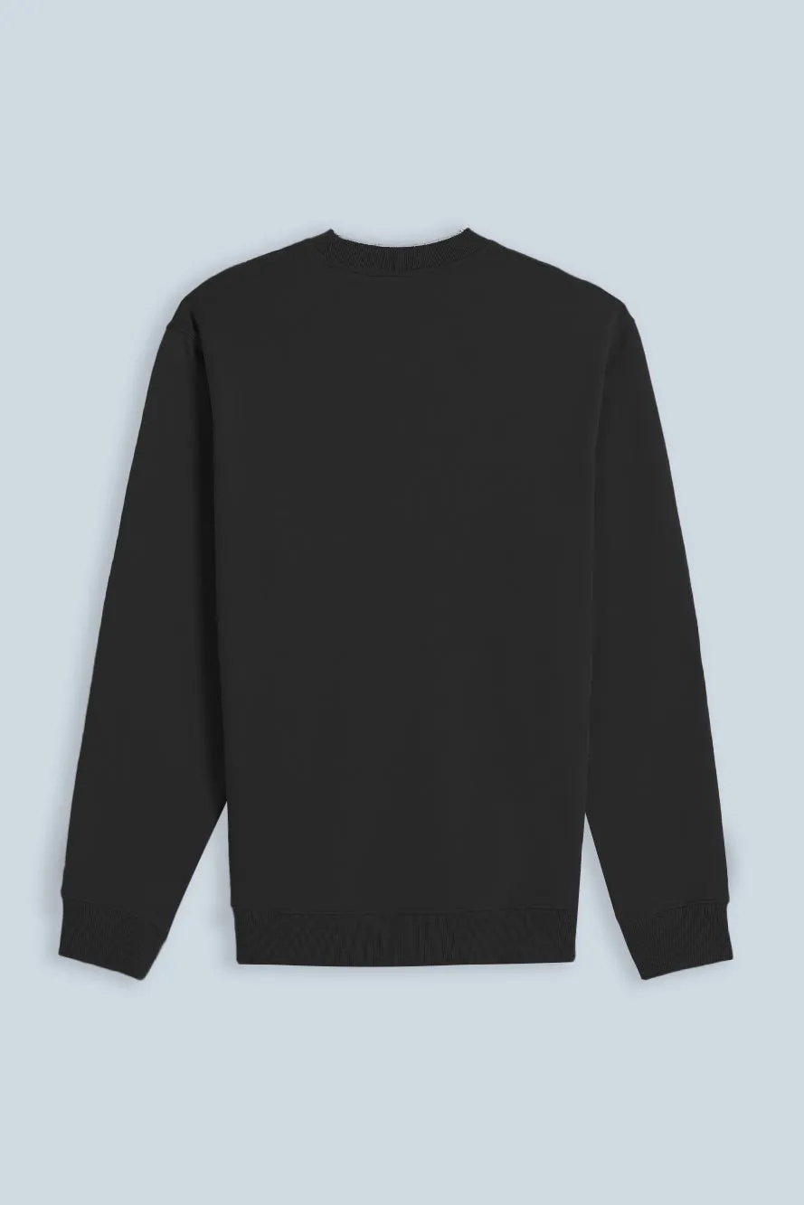 Sonny Bono Felpa Girocollo Basic Nero