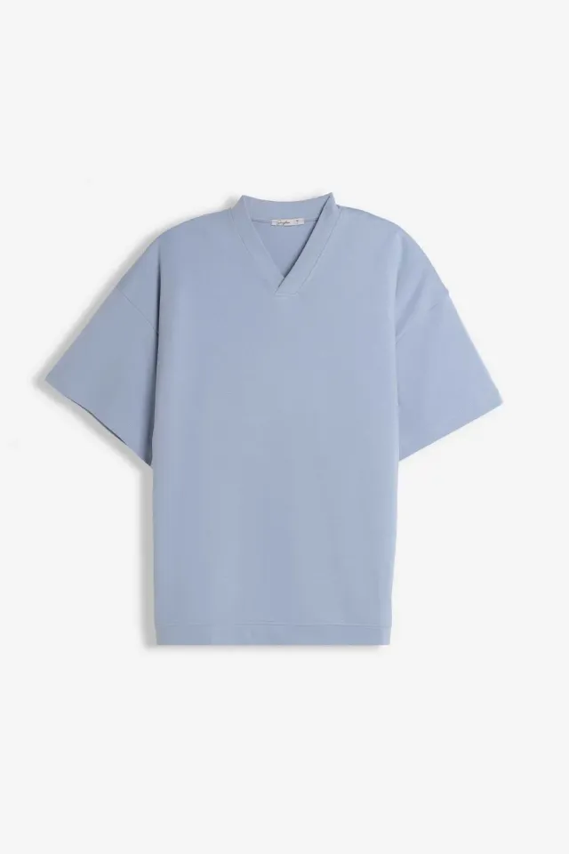 Sonny Bono T-Shirt Scollo a V Over Fit Polvere