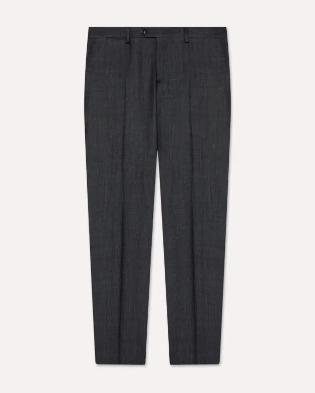 Lardini pantalone blu senza pieghe effetto denim