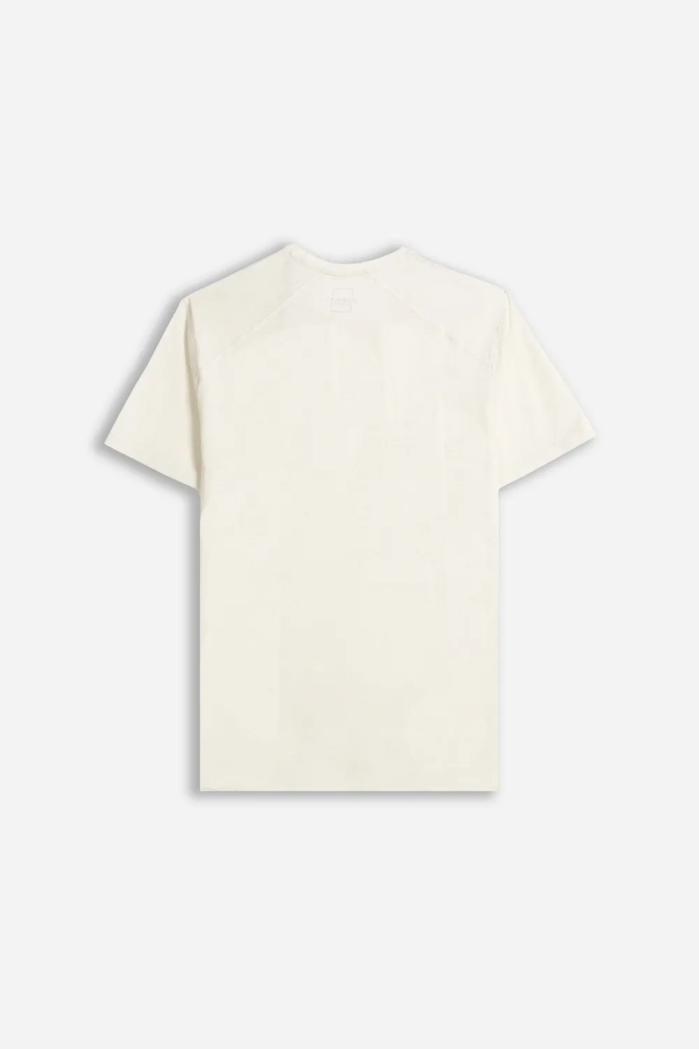 Sonny Bono slub t-shirt girocollo gesso