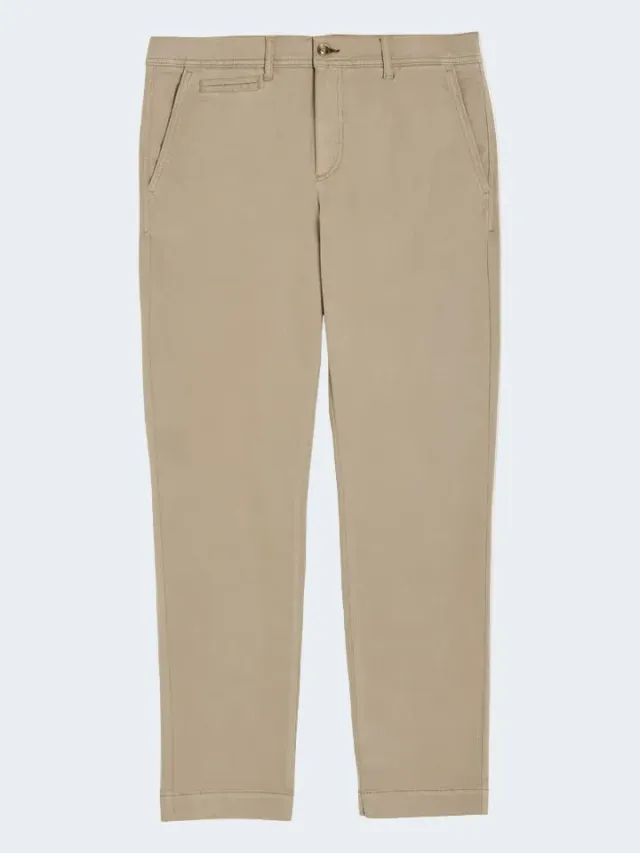 Sand Dilan chino slim camel chiaro stretch