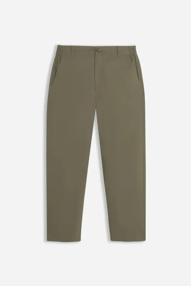 Sonny Bono Pantalone Twill Elastico Verde Militare