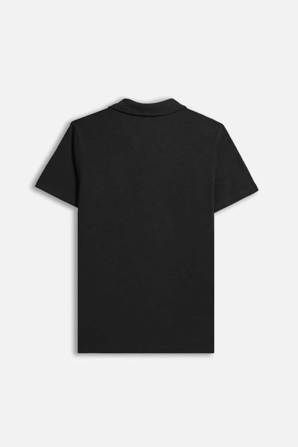 Sonny Bono polo slub collo derby nero cotone