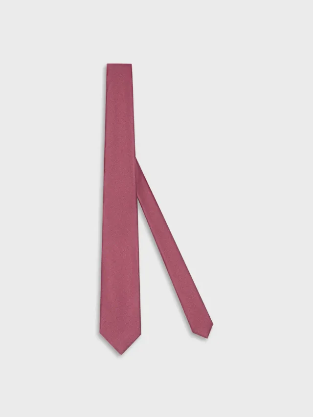Caruso Cravatta Cashmere Seta Rosa Elegante